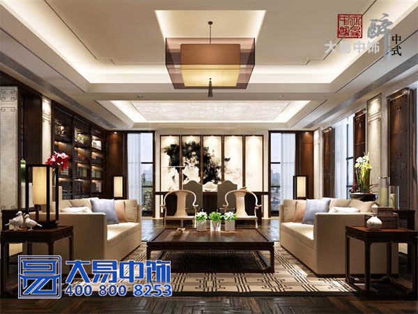 上?，F代新中式會(huì )所裝修效果圖