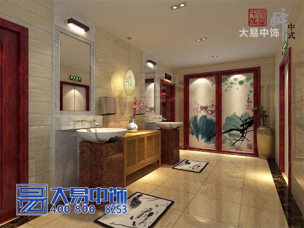 上?，F代新中式會(huì )所裝修效果圖